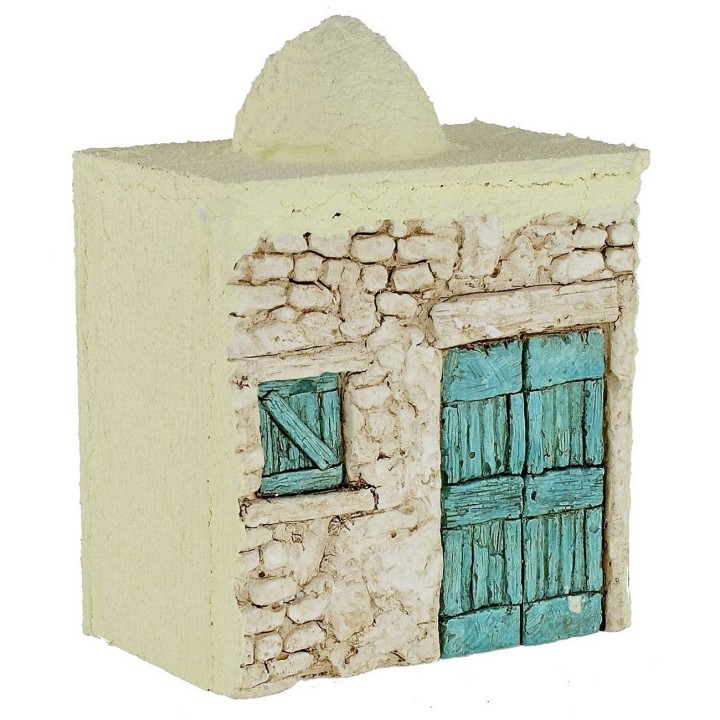 Palestinian home in wooden stuccato cm 12x7, 5x17 h