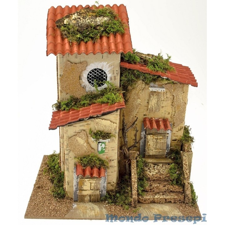 Casa con ripostiglio cm 21x15x25 h.