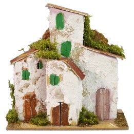 Caserío en la distancia cm 15x10x15 h