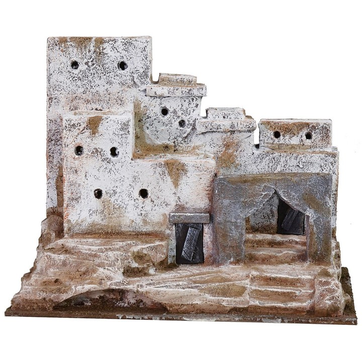 Arab houses in the distance cm 22x15x17,5 h