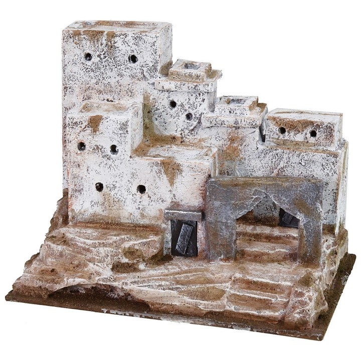 Casas árabes en la distancia cm 22x15x17,5 h