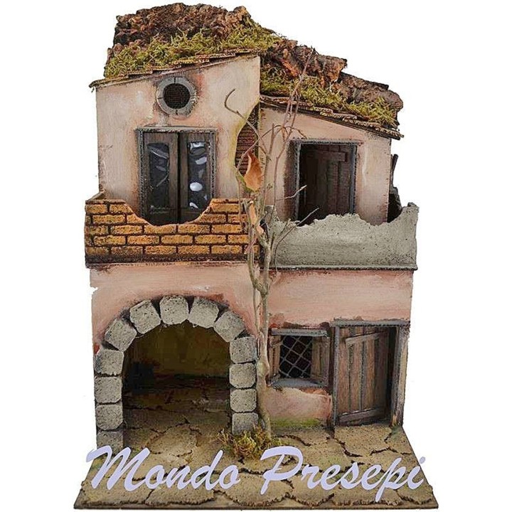 Casas con balcón de 30x25x40 cm.