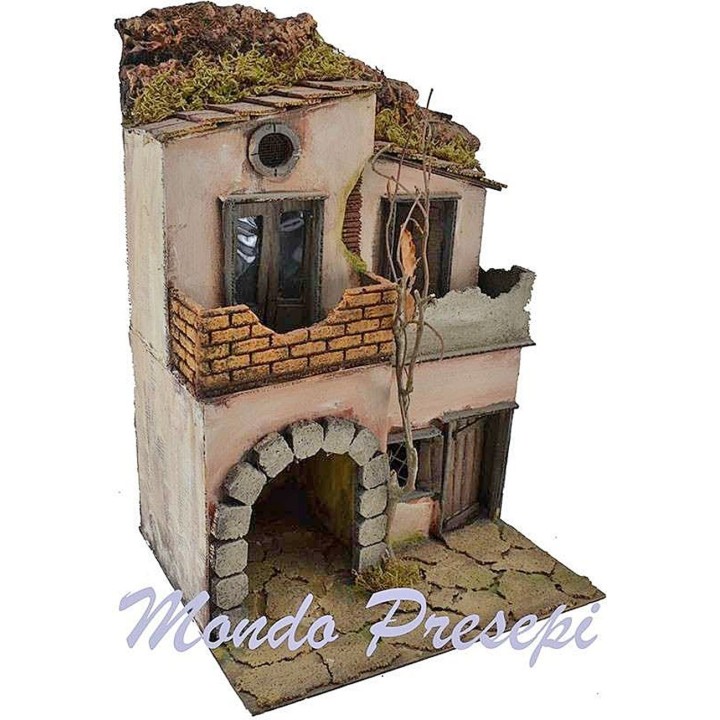 Casas con balcón de 30x25x40 cm.
