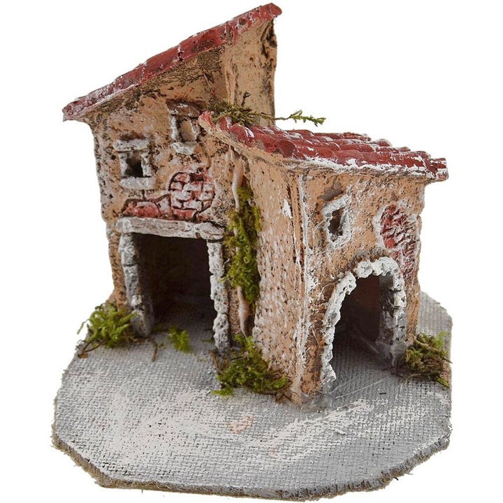Resin houses cm 12,5x12,5x10 h.