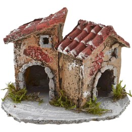 Resin houses cm 12x8x8 h.