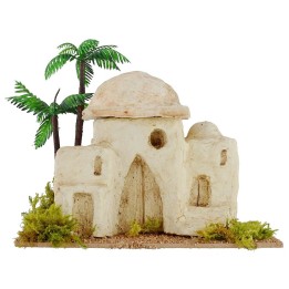 Case palestinesi con palma cm 17,8x11x15 h