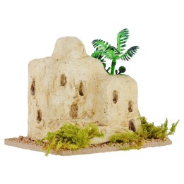 Case palestinesi con palma cm 9,5x7x8,5 h
