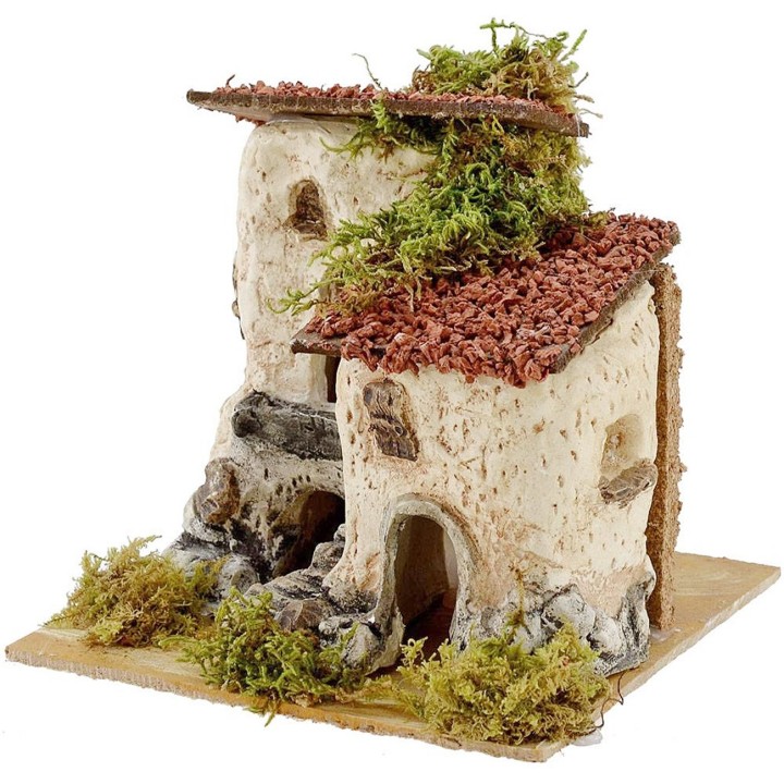 Rustic houses cm 16x15x14 h.