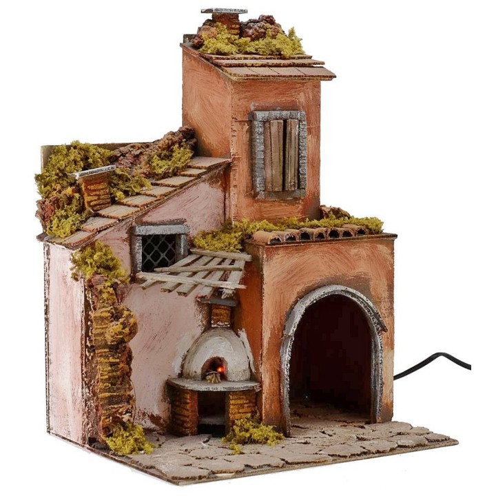 Case stile 700 con forno funzionante cm 30x25x40 h.