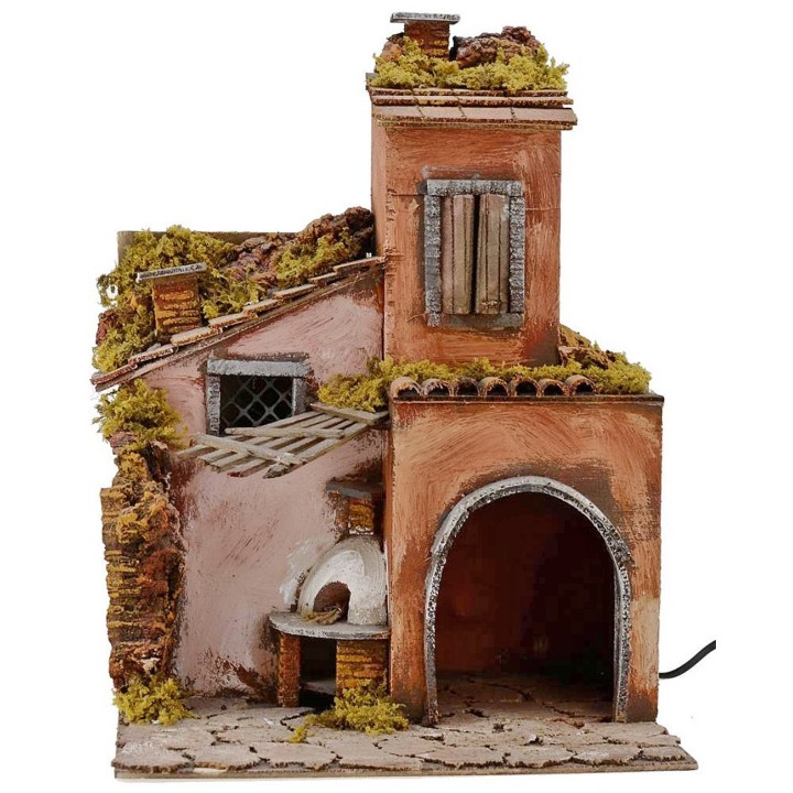 Case stile 700 con forno funzionante cm 30x25x40 h.