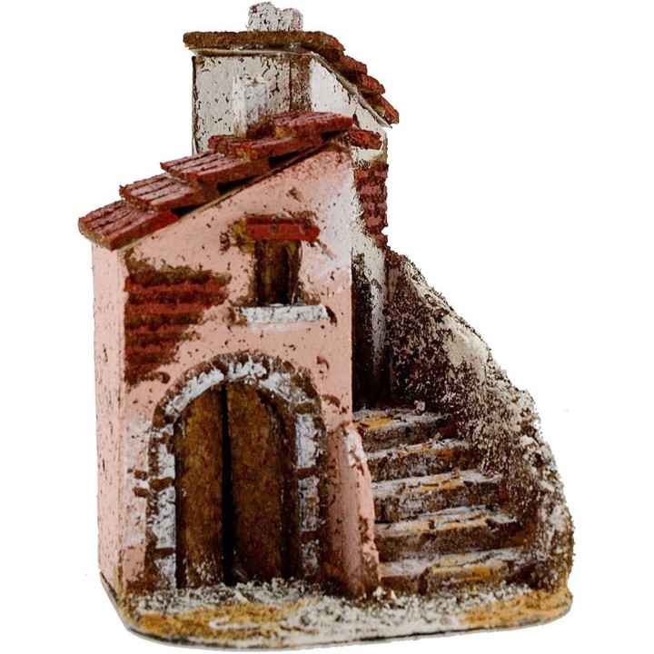 Casette con scalinata cm 11,5x14,5x15 h.