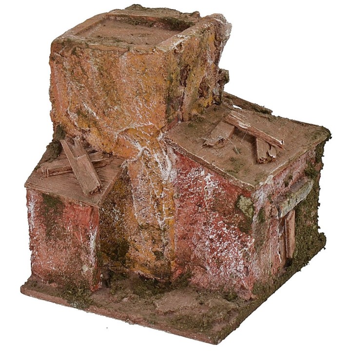 Casolare di montagna cm 10x9x10 h. 