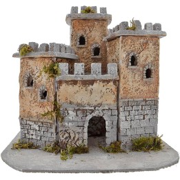 Castillo de resina de 27x22x24 cm de altura.