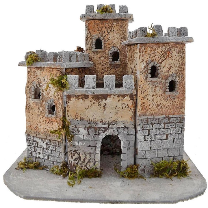 Castello in resina cm 27x22x24 h.