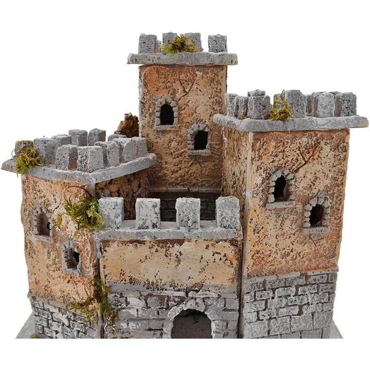 Resin castle cm 27x22x24 h.