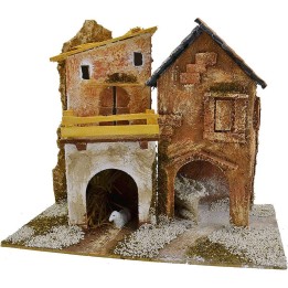 Grupo de casas cm 18x15x23 h.