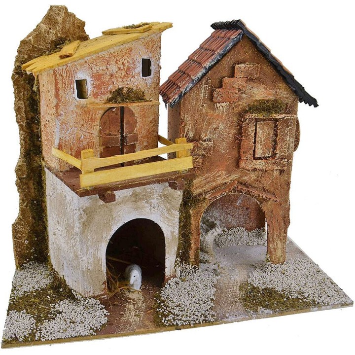 Grupo de casas cm 18x15x23 h.