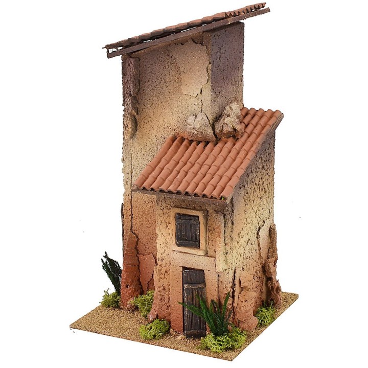 Grupo de casas cm 18x18x32 h