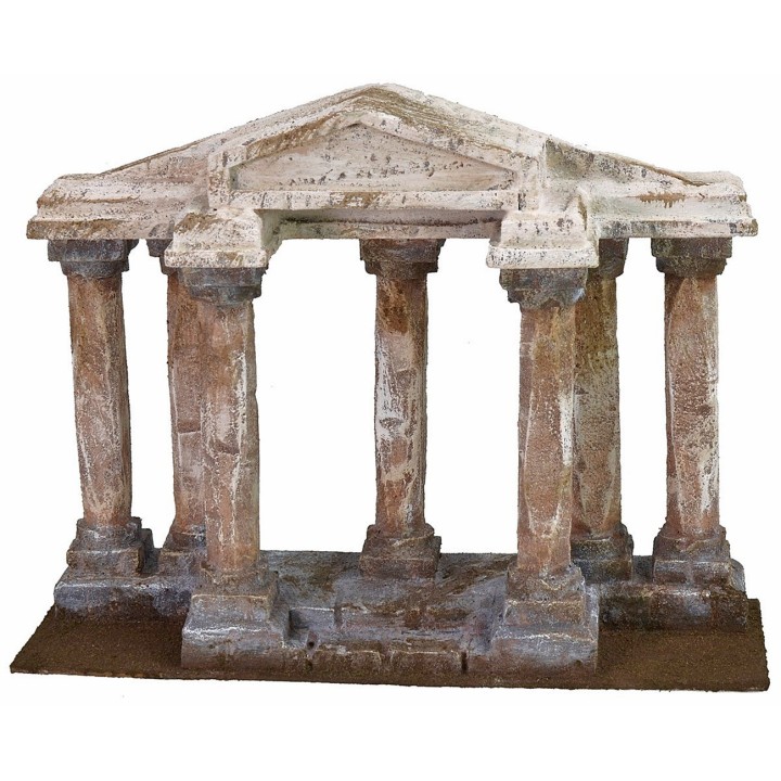 Ingresso di Tempio con doppia fila di colonne cm 30x9x23 h
