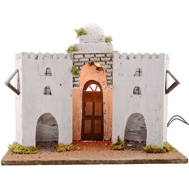 Palazzo Arabo illuminato cm 35x25x27 h.