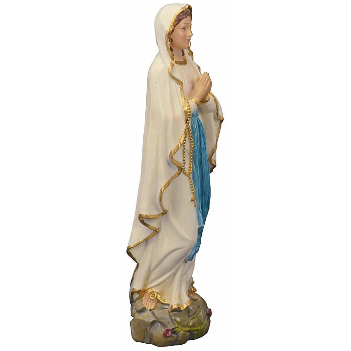 Our Lady of Lourdes 20cm resin statue