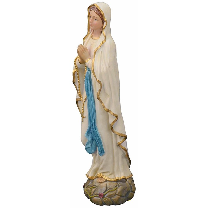 Madonna di Lourdes 30 cm statua in resina