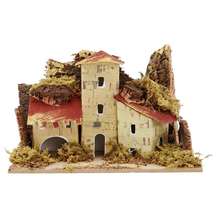 Set 3 case per presepe cm 15x10x10 h