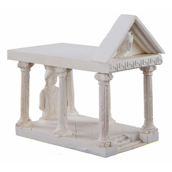 Tempio Romano in gesso cm 7,5x13,5x12,5 h