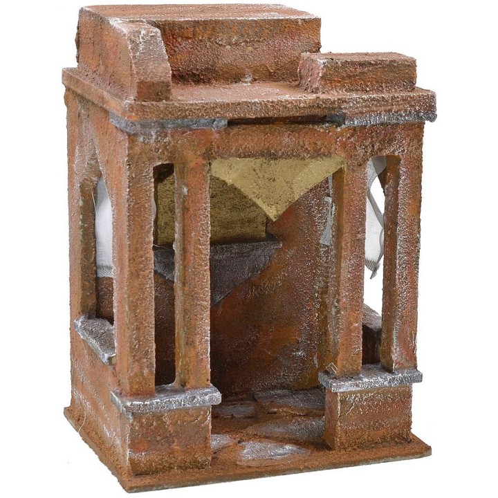 Tempio palestinese per statue 10 cm 19,5x14,5x27 h