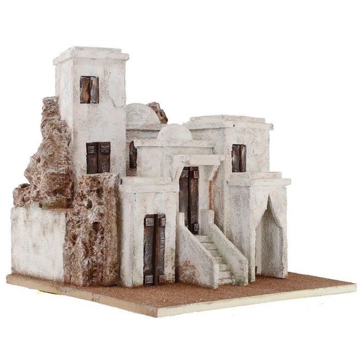 Pueblo árabe con casas de 40,5x40,5x39 h para estatuas de 10 cm