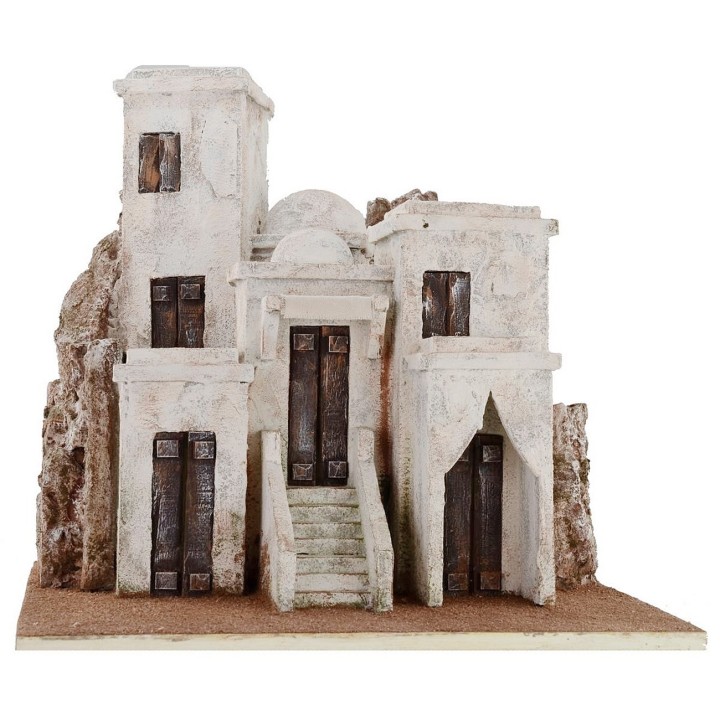 Arab village with houses cm 40,5x40, 5x39 h for statues from 10