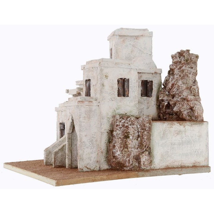 Villaggio arabo con case cm 40,5x40,5x39 h per statue da 10 cm