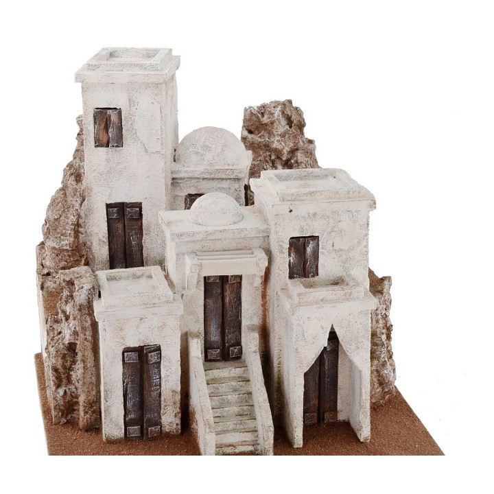 Arab village with houses cm 40,5x40, 5x39 h for statues from 10