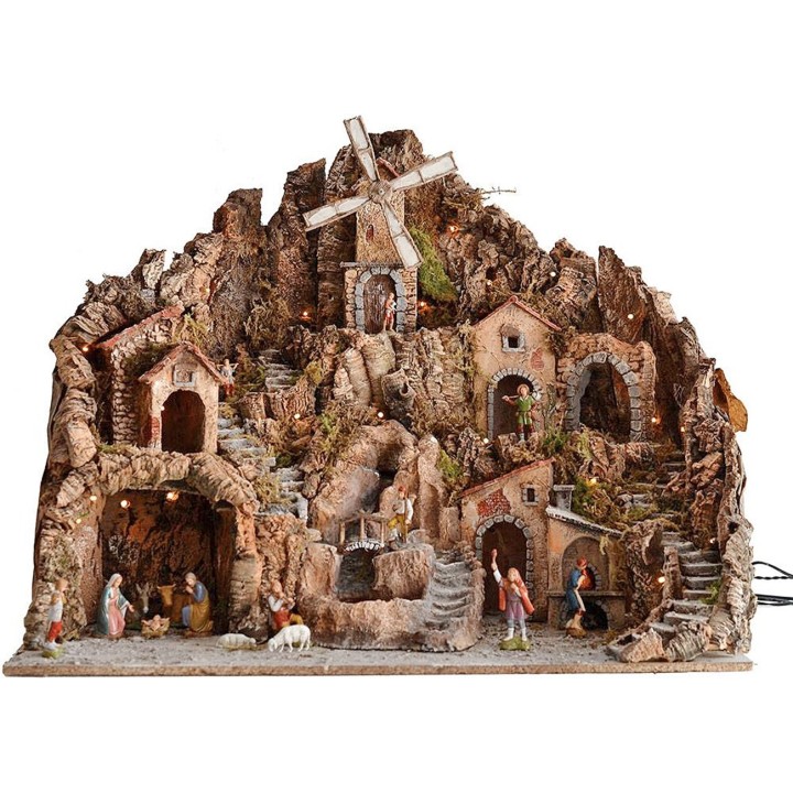 Full presepe of statues Landi cm 80x45x66 h. 