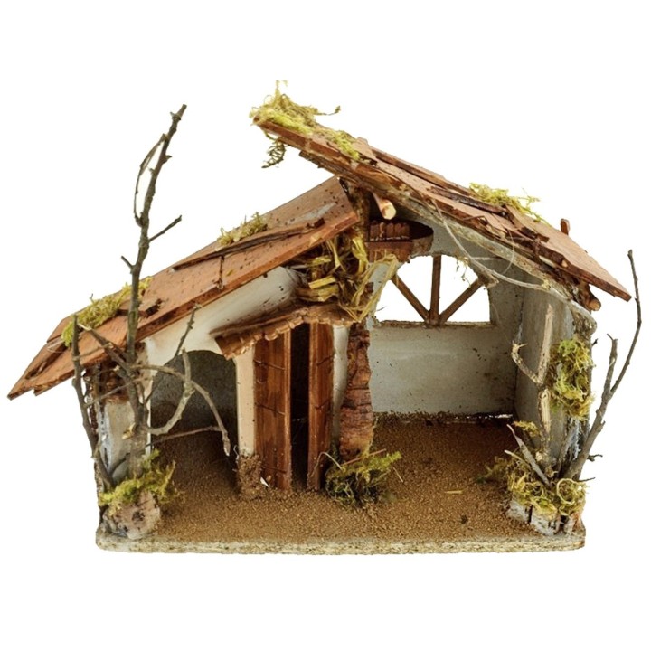 The hut in the wood cork cm 35x20x28 h.