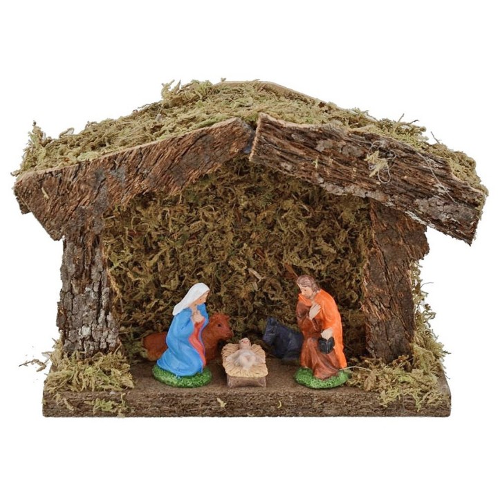 Stable for creche 17.5x7x13 cm h. 