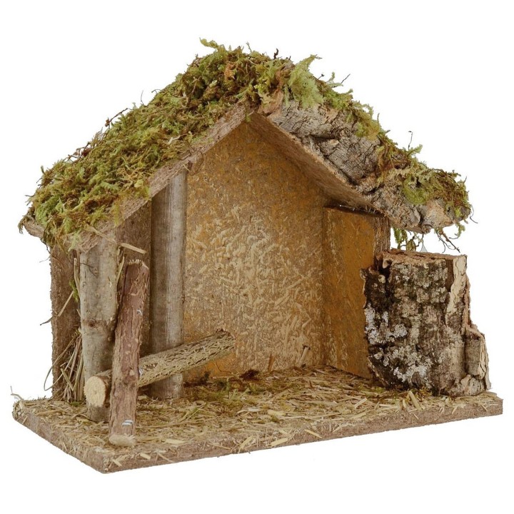 Cabaña para pesebre cm 24x12,5x19,5 h
