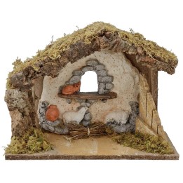 Capanna per presepe cm 30x17,5x23 h