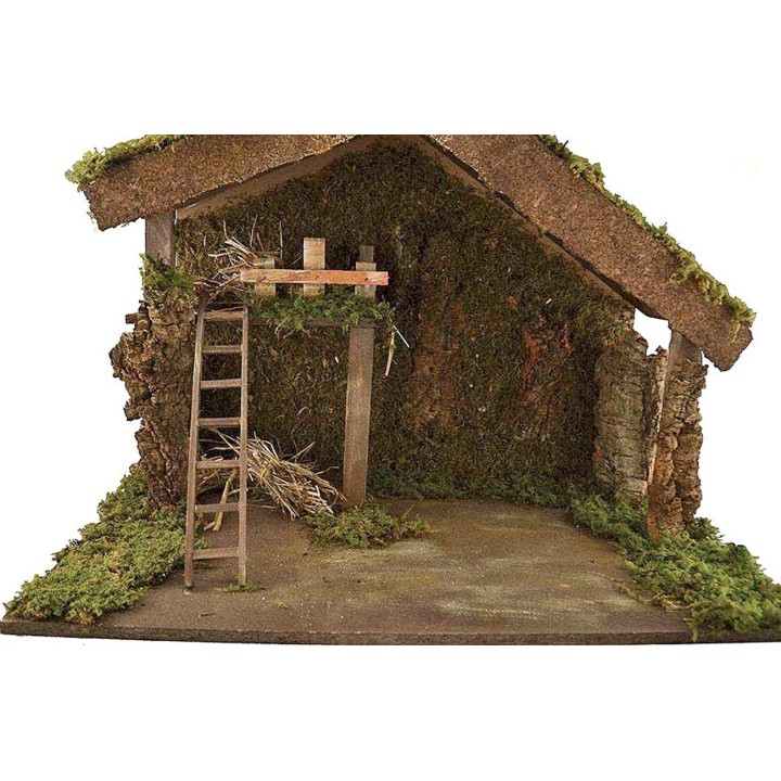 Capanna presepe cm 60x34x42 h.