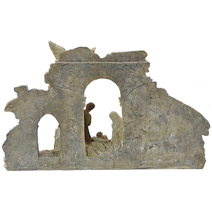 Templo con Natividad cm 29X6,5X18 h