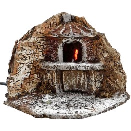 Rincón con horno con fuego cm 11,5x13x12 h.