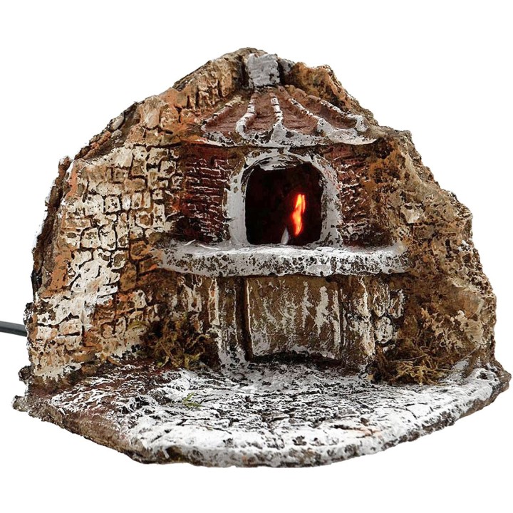 Rincón con horno con fuego cm 11,5x13x12 h.