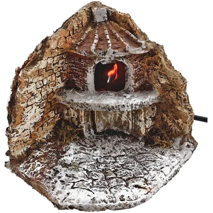 Angolo con forno con fuco cm 11,5x13x12 h.
