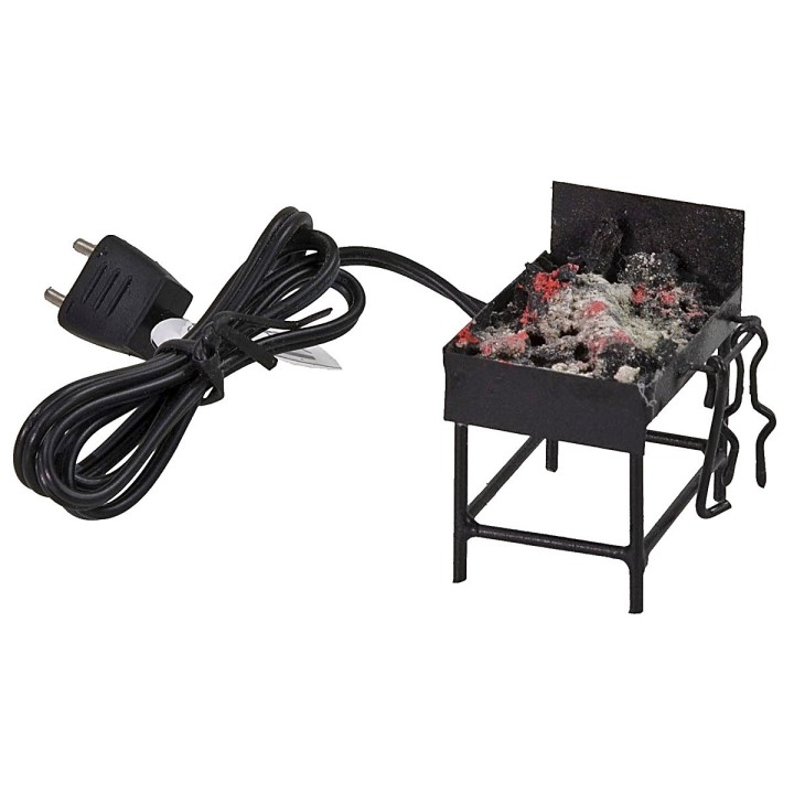 Forgia con effetto braci tremolanti a bassa tensione 3,5 Volt