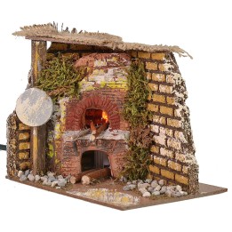 Horno angular efecto fuego cm 15x10x12 h