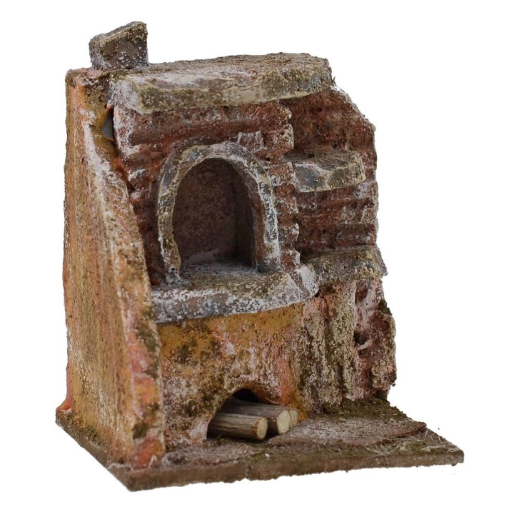 Forno angolare per presepe cm 7x6x8,5 h. 
