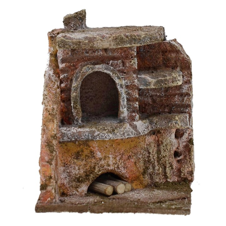 Forno angolare per presepe cm 7x6x8,5 h. 