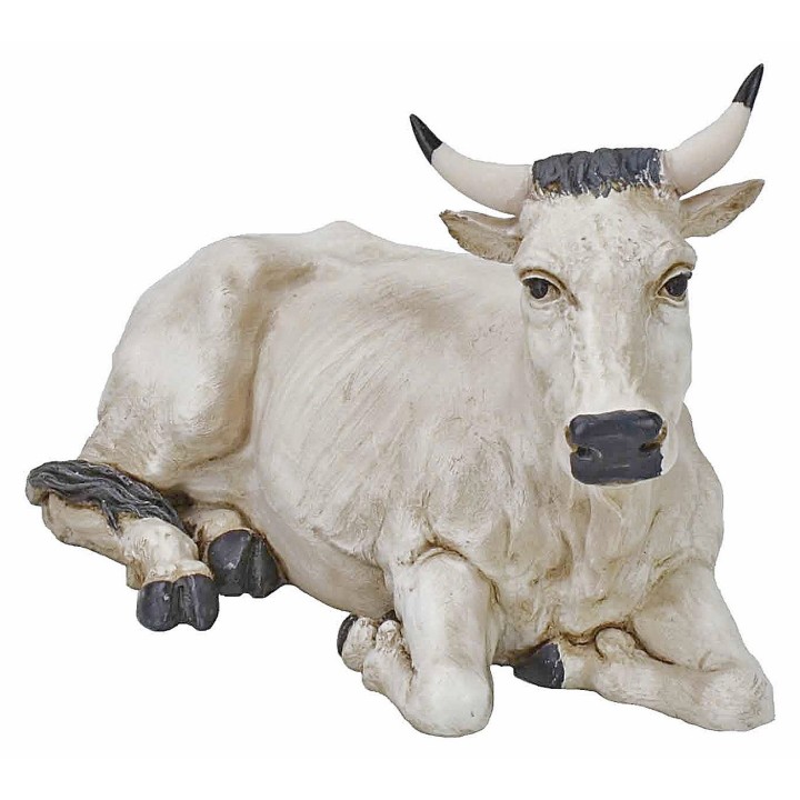 White Korico ox for statues 30 cm Pigini