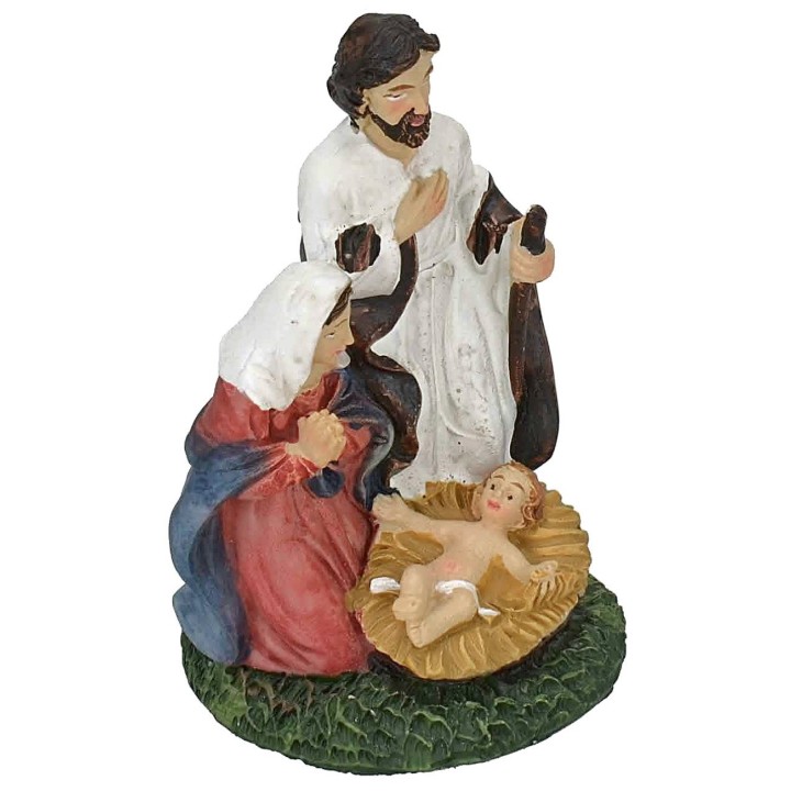 Nativity in resin cm 4,2x4,2x6,7 h