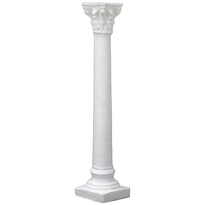Columna lisa de resina 9,8 cm